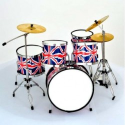 Mini Drum Set Replica for...