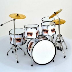 Mini Drum Set Replica for...