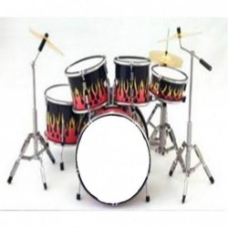 Mini Drum Set Replica for...