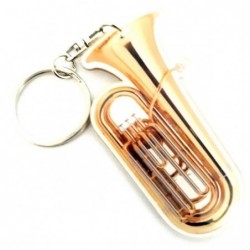 Acrylic Tuba Shaped Keychains