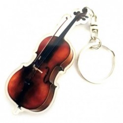 Acrylic Cello Shaped Keychains