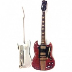 Stainless Guitar Shaped Pin