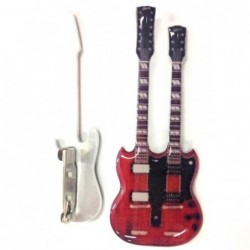 Stainless Guitar Shaped Pin